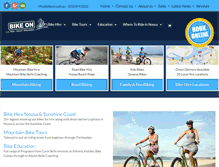 Tablet Screenshot of bikeon.com.au